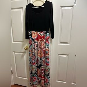 Long Sleeve Maxi Dress